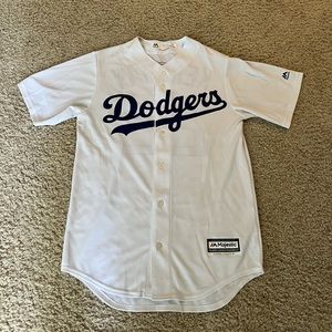 MLB LA Dodgers Majestic Clayton Kershaw Jersey